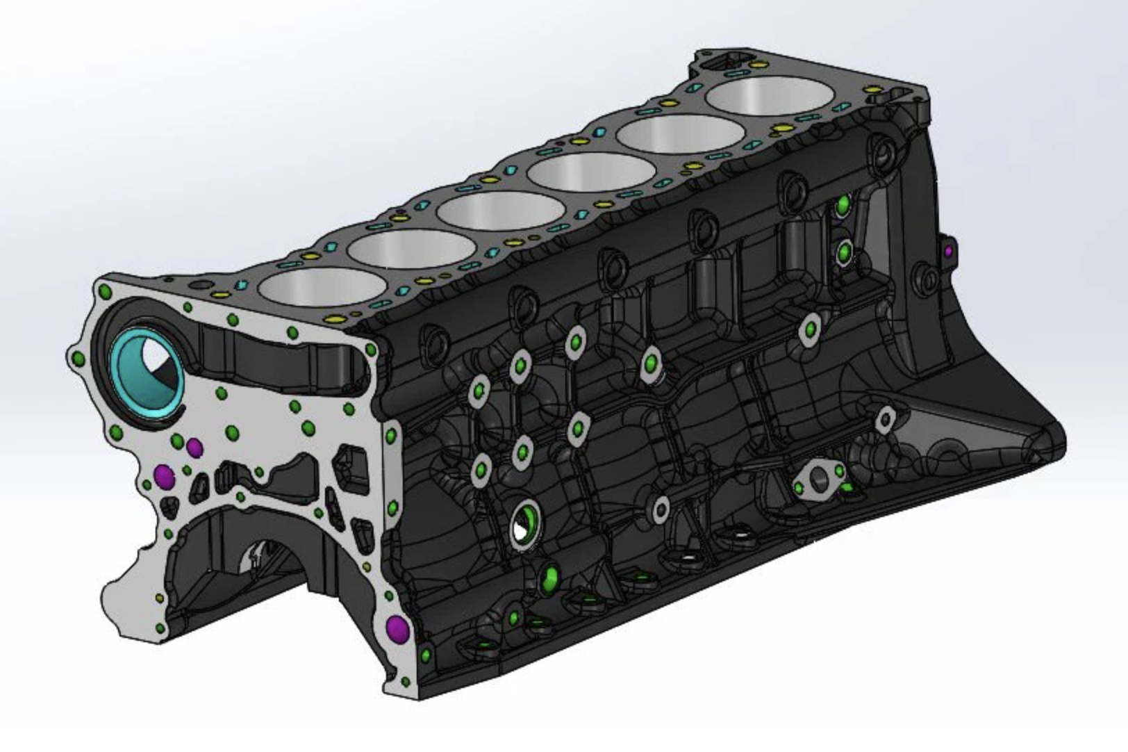 RB26 CAST IRON ENGINE BLOCK